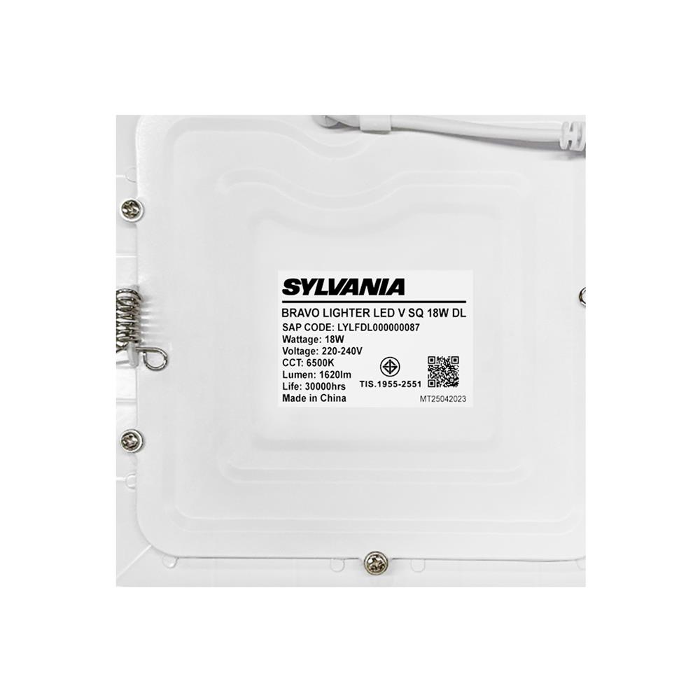 ดาวน์ไลท์ LED SYLVANIA BRAVO LIGHTER 8 นิ้ว 18 วัตต์ DAYLIGHT สีขาว