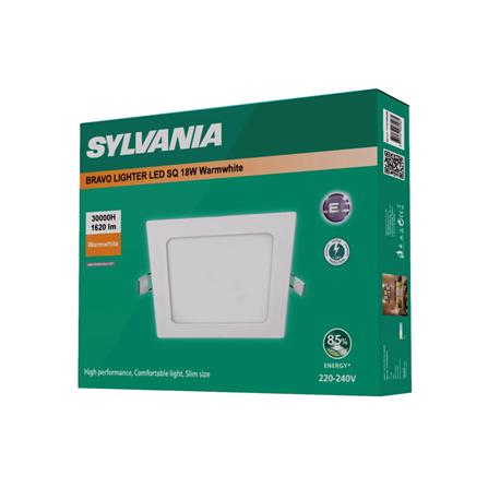 ดาวน์ไลท์ LED SYLVANIA BRAVO LIGHTER 8 นิ้ว 18 วัตต์ WARM WHITE สีขาว_4