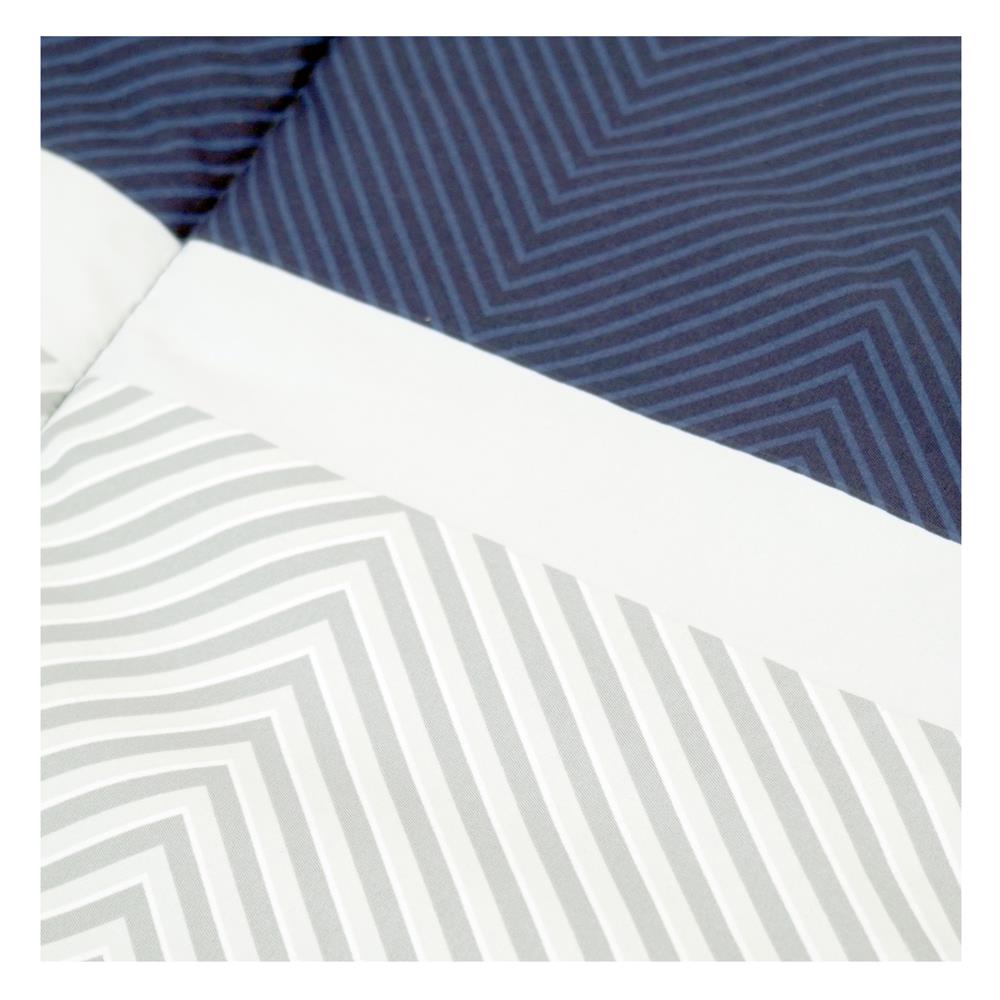 ชุดผ้าปูที่นอน 6 ฟุต 6 ชิ้น HOME LIVING STYLE TANNER สี NAVY