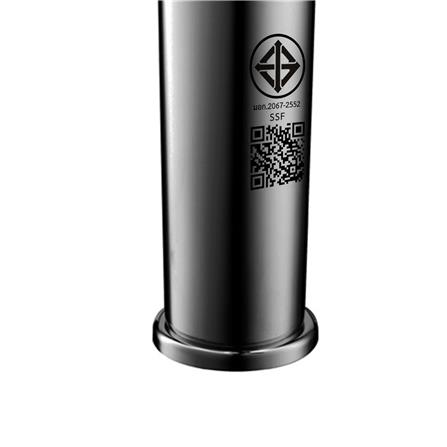 ก๊อกอ่างล้างหน้าเดี่ยว COTTO CT1242AY(BN2) ดำเทา_2