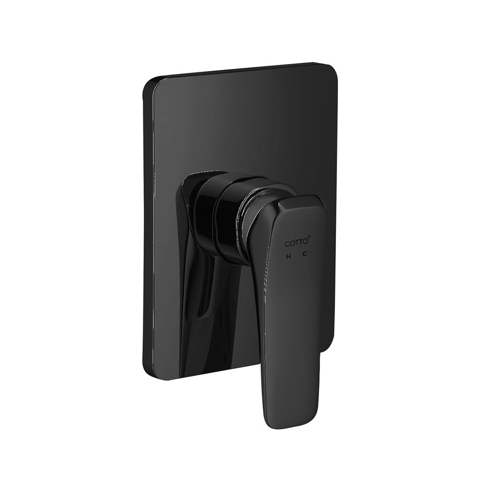 วาล์วฝังกำแพงผสม COTTO CT2303A(BN2) สีดำเทา