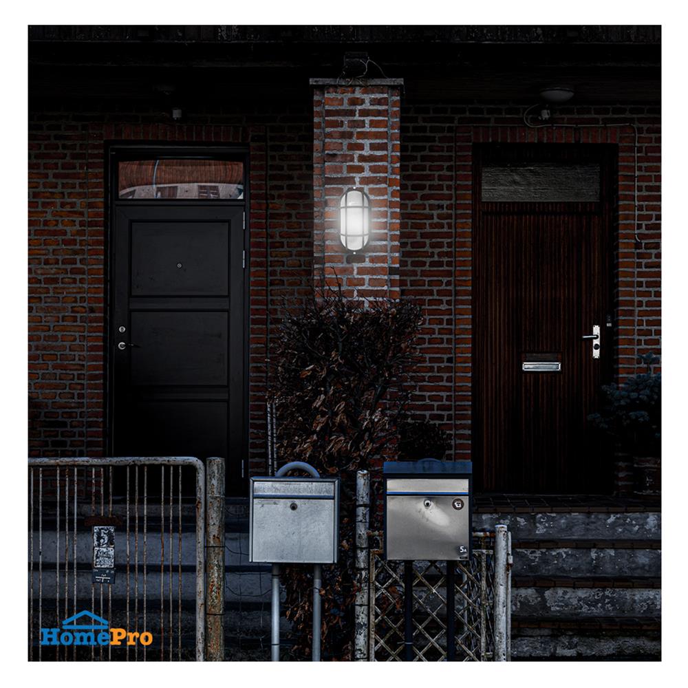 ไฟผนังภายนอก L&E 36-00152 สีดำ