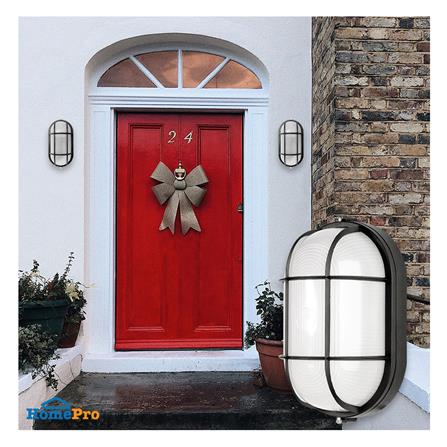 ไฟผนังภายนอก L&E 36-00152 สีดำ_3