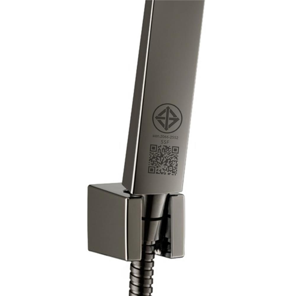 ชุดฝักบัวสายอ่อน COTTO ZH019(BN2)(HM) ดำเทา