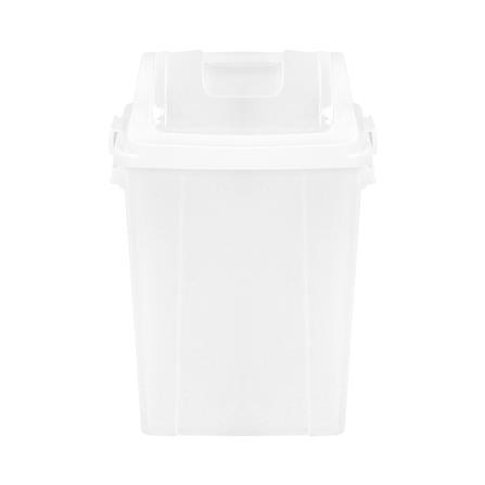 ถังขยะเหลี่ยมฝาสวิง ACCO 60 ลิตร สีใส_2