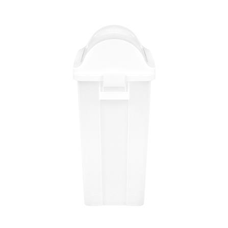 ถังขยะเหลี่ยมฝาสวิง ACCO 60 ลิตร สีใส_3