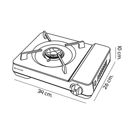 เตาแก๊สปิกนิก DYNA HOME DH-1001-W สีขาว_4