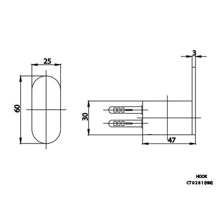 ขอแขวนผ้า COTTO CT0281(BN2)(HM)_1