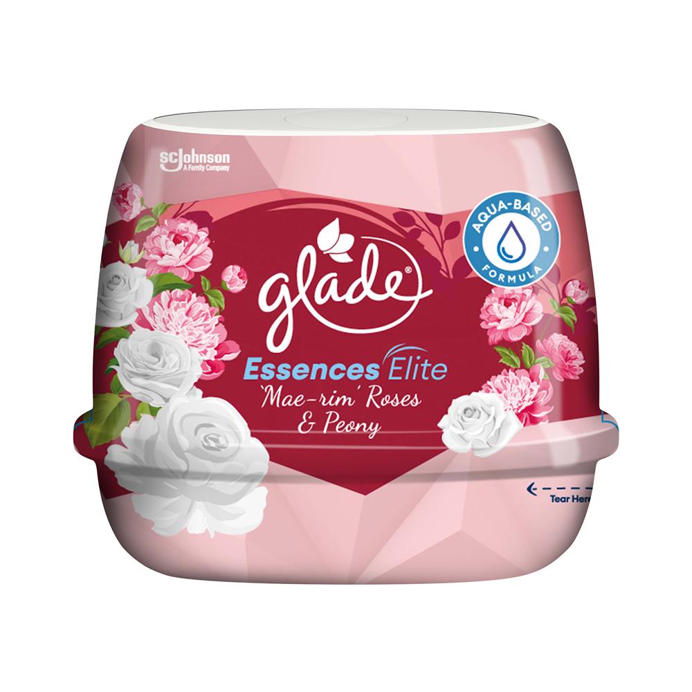 เจลปรับอากาศ GLADE ESSENCE ELITE 180 กรัม แม่ริม โรส