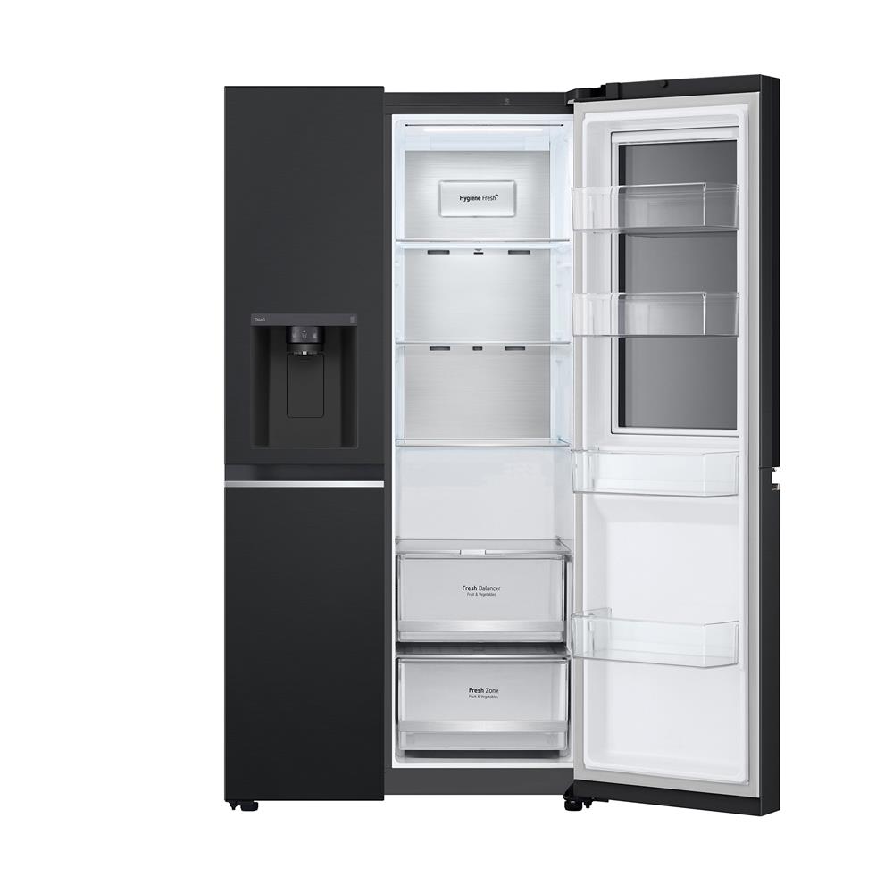 ตู้เย็น SIDE BY SIDE LG GC-X257SQZW.AEPPLMT 22.4 คิว สีดำ