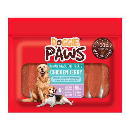ขนมสุนัข DOGGIE PAWS CHICKEN JERKY อกไก่นิ่ม 320 ก._0