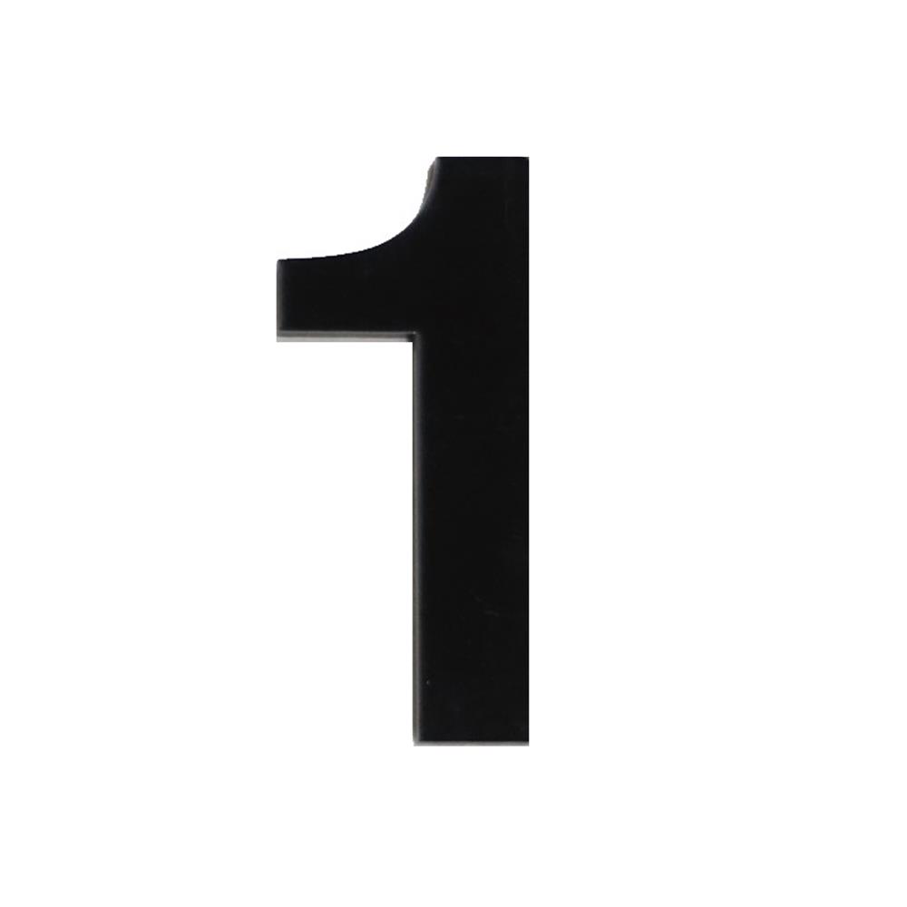 ตัวเลขอารบิก 1 S&T 100 มม. สีดำ