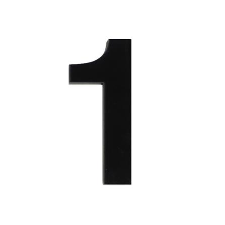 ตัวเลขอารบิก 1 S&T 75 มม. สีดำ_0