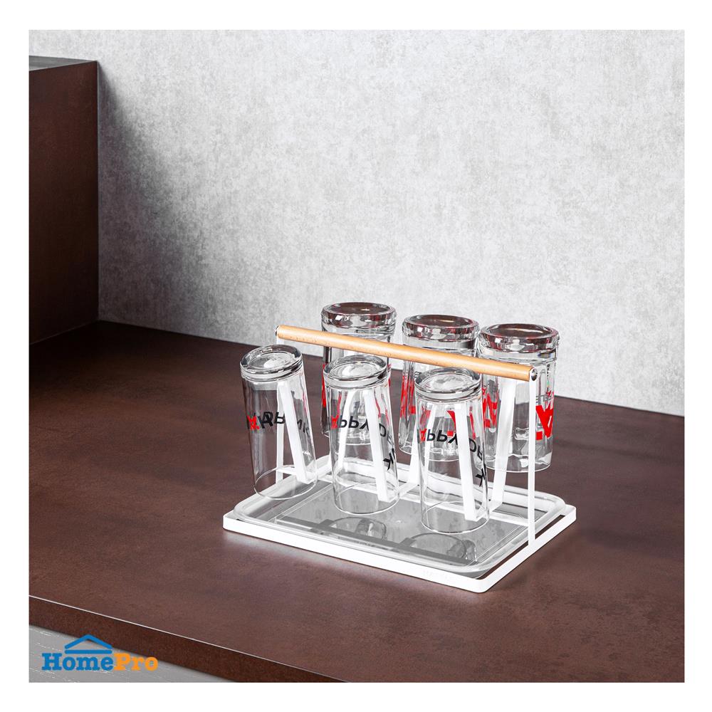ที่คว่ำแก้วน้ำ HAFELE 495.34.040 สีขาว