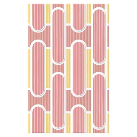 กระเบื้องผนัง 25x40 ซม. COTTO เรทโทรสเปคท์ ชมพู HYG PM 1 ตร.ม._0