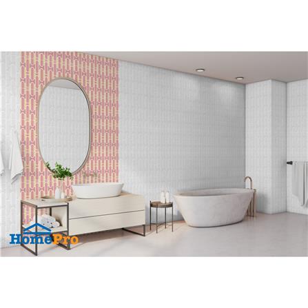 กระเบื้องผนัง 25x40 ซม. COTTO เรทโทรสเปคท์ ชมพู HYG PM 1 ตร.ม._7