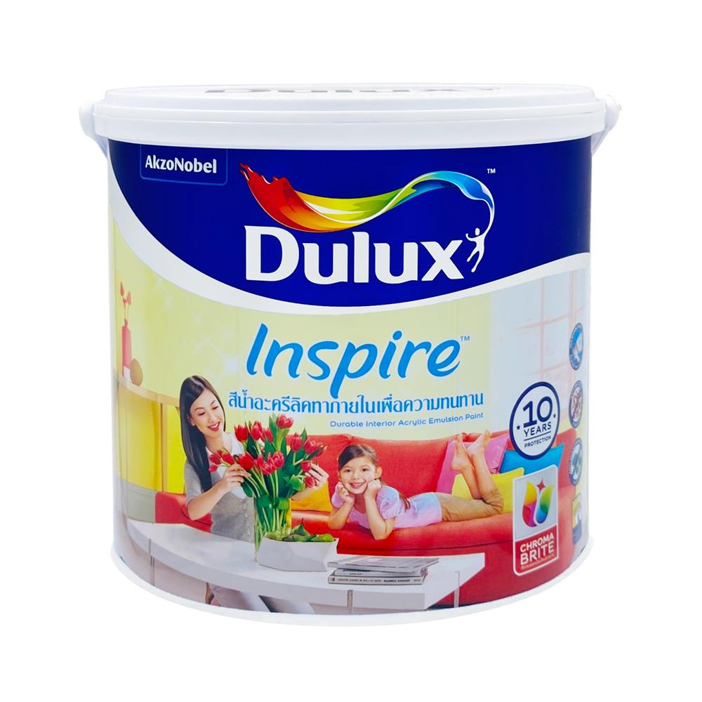 สีน้ำทาภายใน ชนิดด้าน DULUX INSPIRE BASE B สีขาว 3 ลิตร