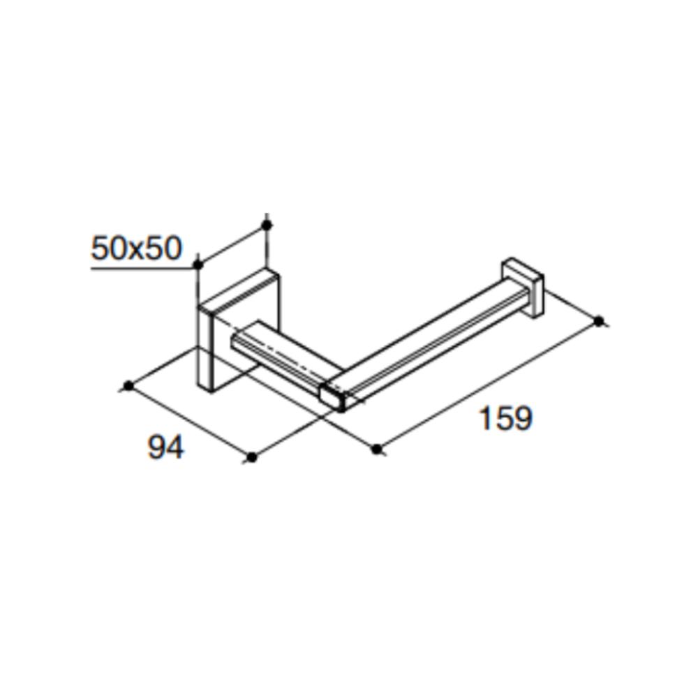 ที่ใส่กระดาษ KOHLER K-23292X-BL สีดำ