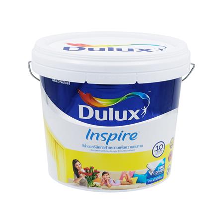 สีน้ำทาฝ้า DULUX INSPIRE 100 สีขาว ด้าน 9 ลิตร_0