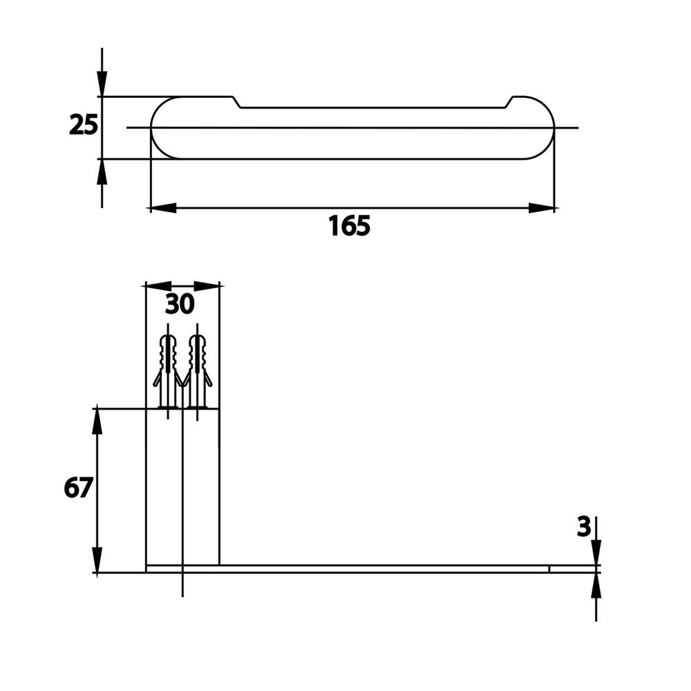 ที่ใส่กระดาษชำระ COTTO CT0283(BN2)(HM) ดำเทา