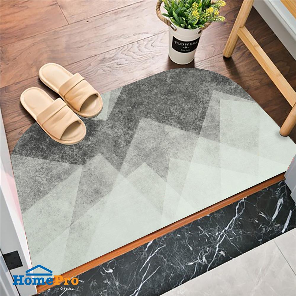 พรม HOME LIVING STYLE ALEX 45X70 ซม. สีเทา