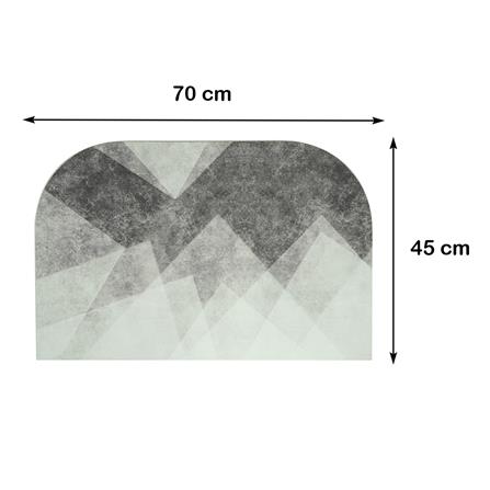 พรม HOME LIVING STYLE ALEX 45X70 ซม. สีเทา_6