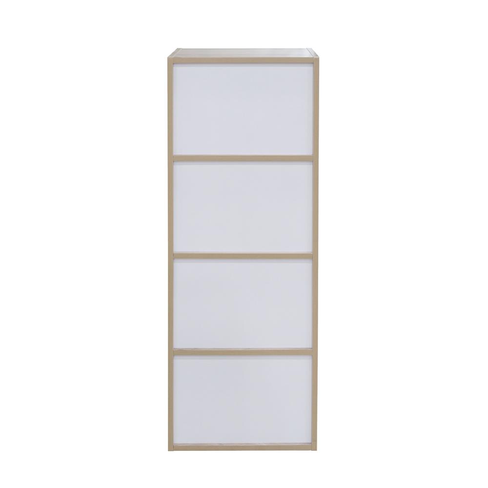 ตู้เตี้ยบานโล่ง 4 ชั้น FURDINI SAKI 40 ซม. สีไวท์โอ๊ค/ขาว