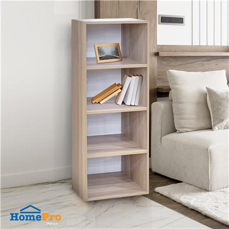 ตู้เตี้ยบานโล่ง 4 ชั้น FURDINI SAKI 40 ซม. สีไวท์โอ๊ค/ขาว_3