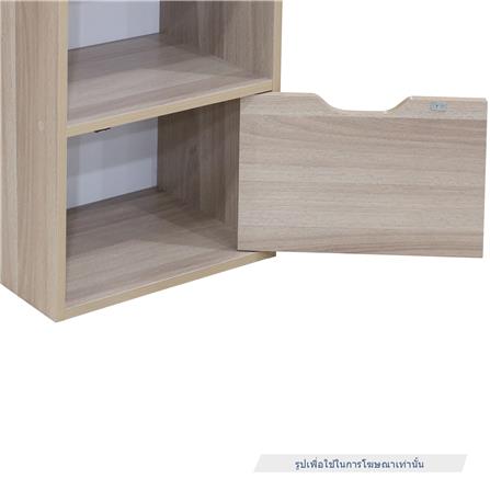 ตู้เตี้ยบานผสม 4 ช่อง FURDINI SAKI 40 ซม. สีไวท์โอ๊ค/ขาว_2