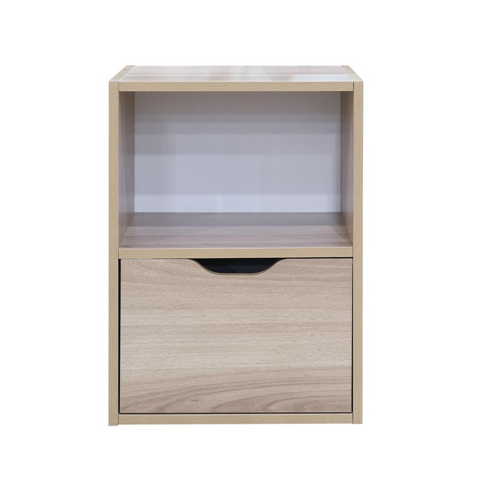 ตู้เตี้ยบานผสม 2 ช่อง FURDINI SAKI 40 ซม. สีไวท์โอ๊ค/ขาว