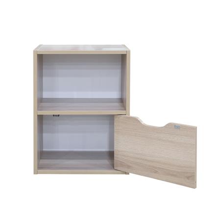 ตู้เตี้ยบานผสม 2 ช่อง FURDINI SAKI 40 ซม. สีไวท์โอ๊ค/ขาว_2