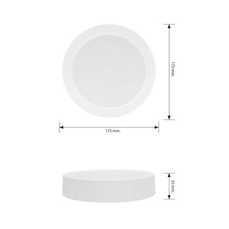 ดาวน์ไลท์ LED RACER NOVA 6.8 นิ้ว 12 วัตต์ DAYLIGHT สีขาว_4