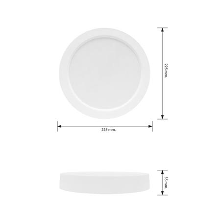 ดาวน์ไลท์ LED RACER NOVA 8.8 นิ้ว 18 วัตต์ DAYLIGHT สีขาว_3