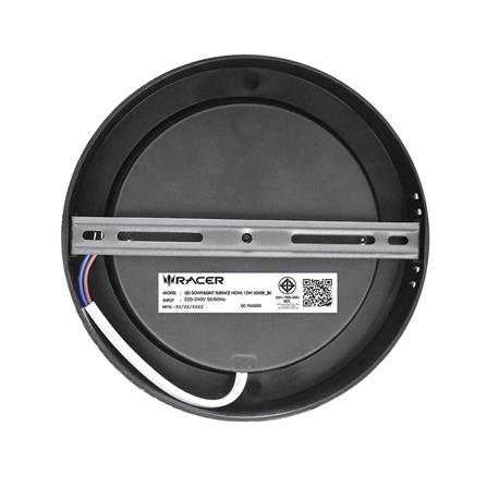 ดาวน์ไลท์ LED RACER NOVA 6.8 นิ้ว 12 วัตต์ DAYLIGHT สีดำ_2