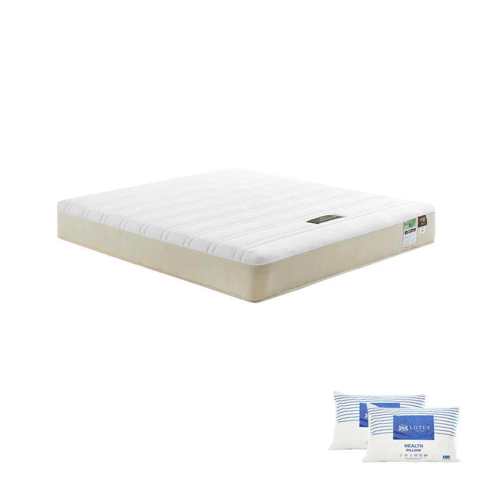 ที่นอน 6 ฟุต LOTUS HUDSON III พร้อมหมอนหนุน 2 ชิ้น