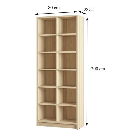 ชั้นวางของ 6 ชั้น 12 ช่อง FURDINI KEEPER สี PINE OAK_6