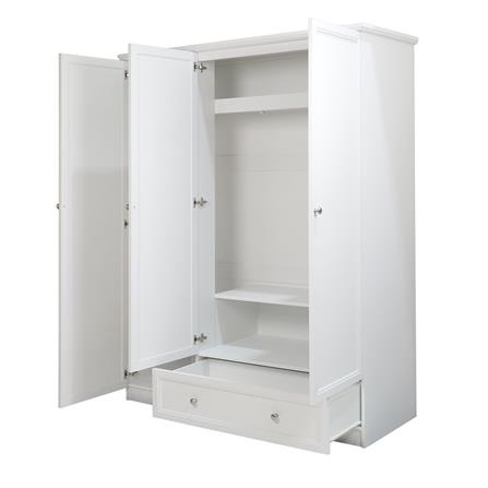 ตู้เสื้อผ้า 3 บานเปิด FURDINI HELENA 150 ซม. สีขาว_5