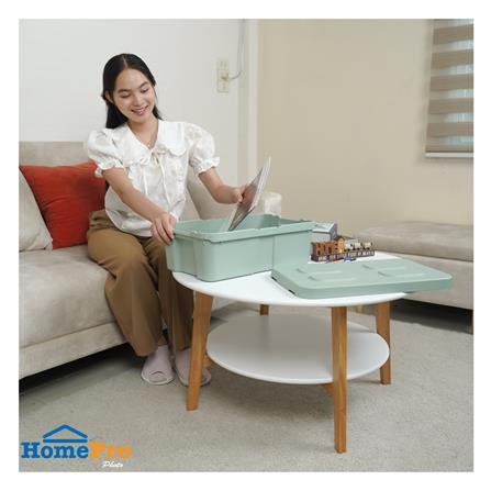 กล่องเก็บของ STACKO CIRCULAR 12 ลิตร สีเขียวอ่อน_4