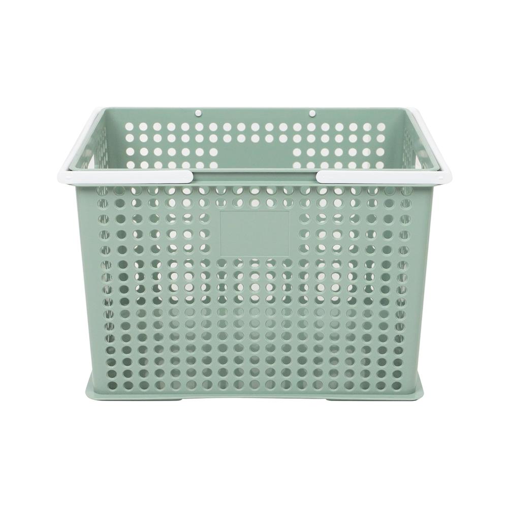 กล่องพร้อมหูหิ้ว STACKO CIRCULAR SIZE L สีเขียวอ่อน