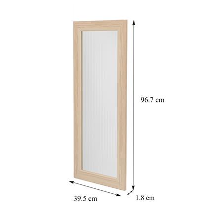 บานเดี่ยว FURDINI KEEPER PATTERNED GLASS 39.5X96.7 ซม. สี PINE OAK_5