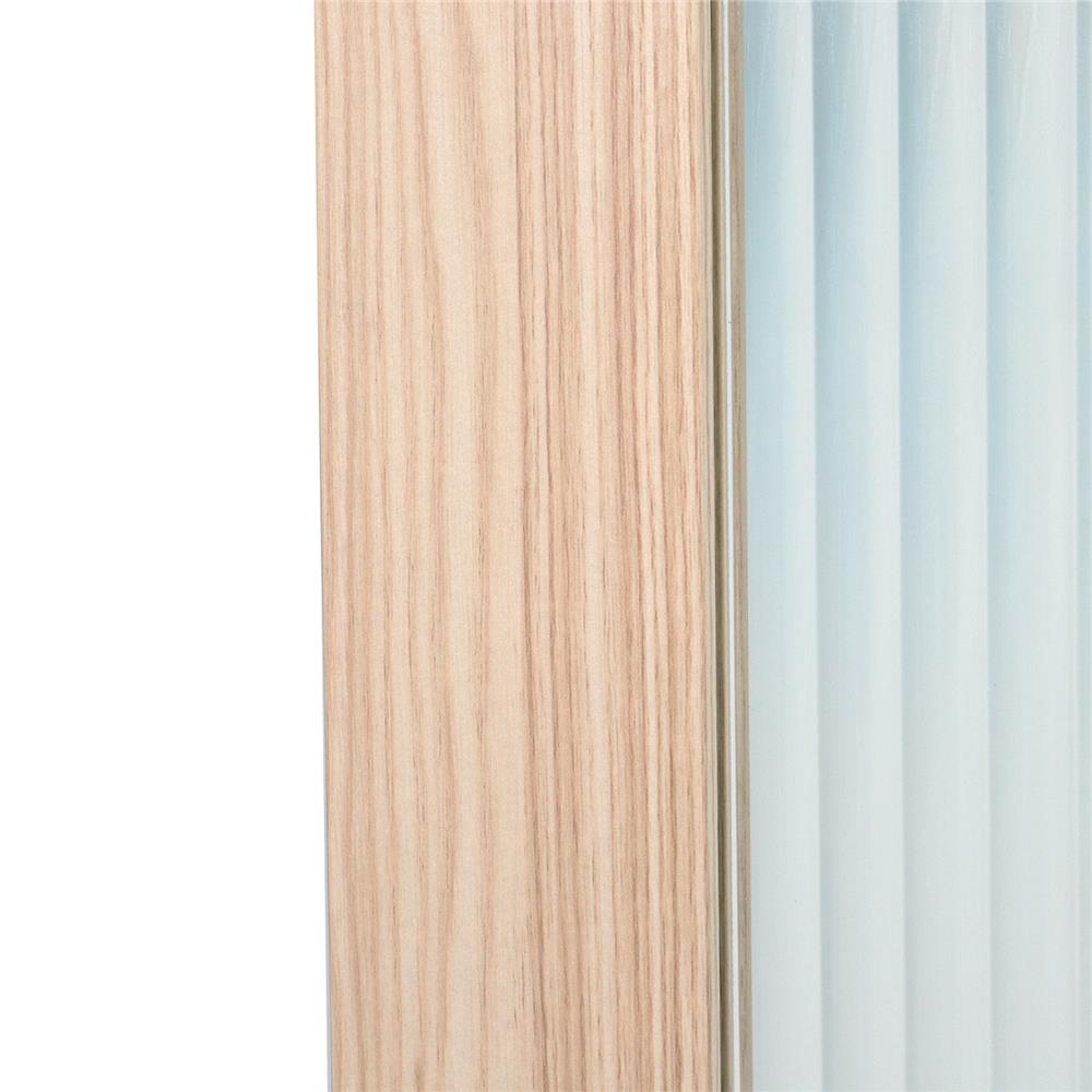 บานเดี่ยว FURDINI KEEPER PATTERNED GLASS 39.5X191.6 ซม. สี PINE OAK