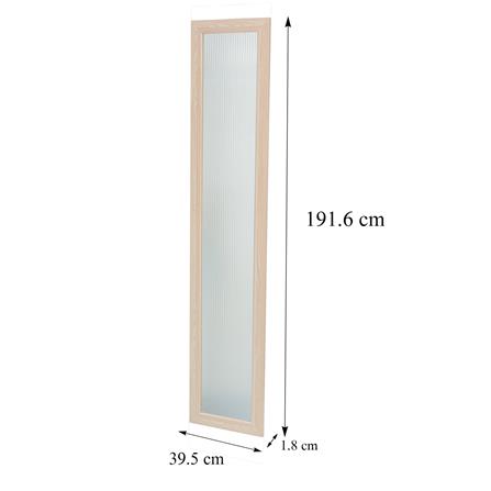 บานเดี่ยว FURDINI KEEPER PATTERNED GLASS 39.5X191.6 ซม. สี PINE OAK_7
