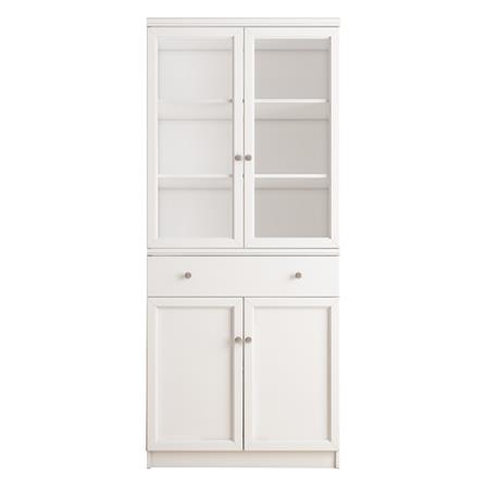 ตู้โชว์กระจก FURDINI HELENA 90 ซม. สีขาว_2