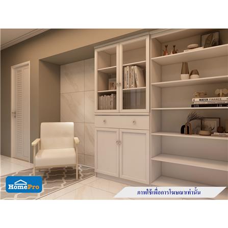 ตู้โชว์กระจก FURDINI HELENA 90 ซม. สีขาว_7