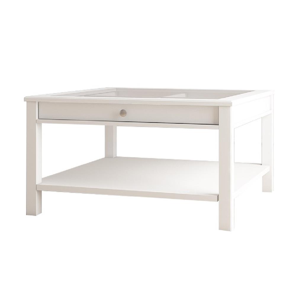 โต๊ะกลางกระจก FURDINI HELENA 100 ซม. สีขาว_1