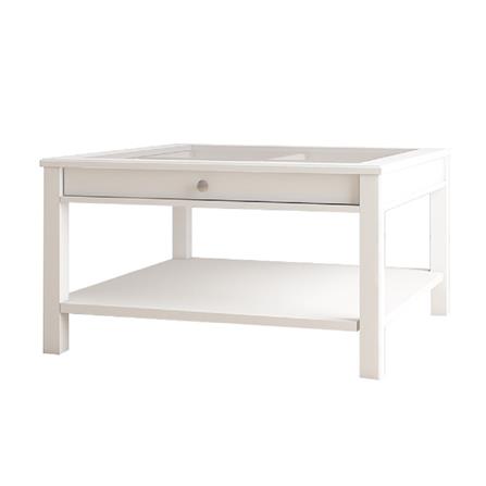 โต๊ะกลางกระจก FURDINI HELENA 100 ซม. สีขาว