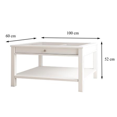 โต๊ะกลางกระจก FURDINI HELENA 100 ซม. สีขาว_9