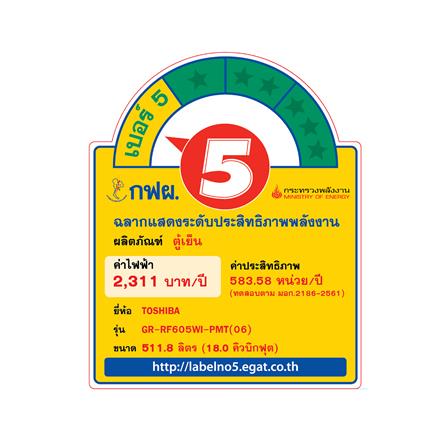 ตู้เย็น MULTI DOOR TOSHIBA GR-RF605WI-PMT(06) 18 คิว สีเทา อินเวอร์เตอร์_3