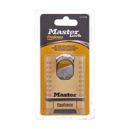 กุญแจรหัส MASTER LOCK 1177D 58 มม. สีทองเหลือง_1