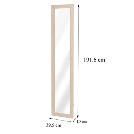บานเดี่ยว FURDINI KEEPER GLASS 39.5X191.6 ซม. สี PINE OAK_6